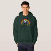 Die grüne Hoodie-Regenbogen-Gottes Versprechen w/D Hoodie (Vorne ganz)