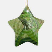 Die grüne Iguana Keramikornament (Rechts)