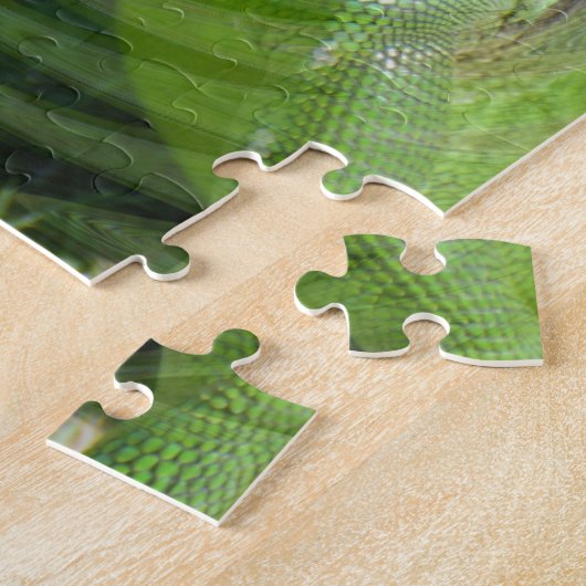 Die grüne Iguana Puzzle (Seite)