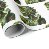 Die grüne Lady Geschenkpapier (Rolleneckpunkt)