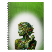 Die grüne Lady Notizblock (Vorderseite)