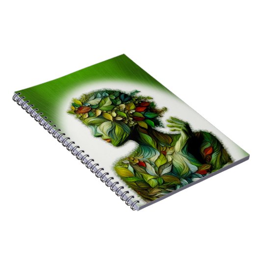 Die grüne Lady Notizblock (Rechte Seite)