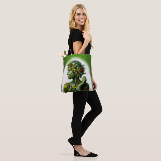 Die grüne Lady Tasche (Am Model)