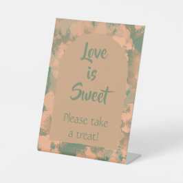 Die grüne Liebe der Modernen Armee ist süß Sockelschild