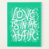 Die grüne Liebe ist im Haar Planer (Rückseite)