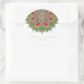 Die grüne Mandala Hochzeit danke dir Sticker (Tasche)