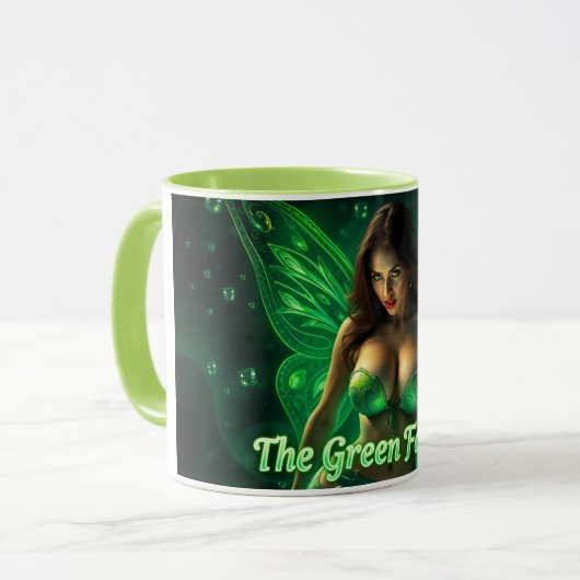 Die grüne Märchen der Absinthe Tasse (Vorderseite Links)