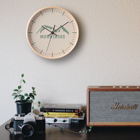 Die grüne Maueruhr Uhr