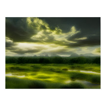 Die grüne Oase drucken