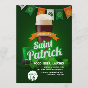 Die Grüne Partei St. Patrick's Day Einladung