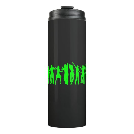 Die grüne Party-Wasserflasche Thermosbecher (Vorderseite)
