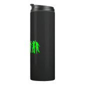 Die grüne Party-Wasserflasche Thermosbecher (Nach rechts gedreht)