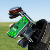 Die grüne Raute des Adlermachers Golf Headcover (In Situ)