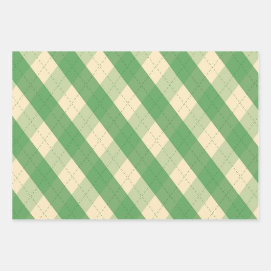 Die grüne Raute von MeanClique Geschenkpapier Set (Vorderseite 2)