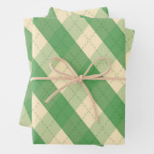 Die grüne Raute von MeanClique Geschenkpapier Set (Beispiel)