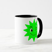Die grüne Sonne Tasse (VorderseiteRechts)