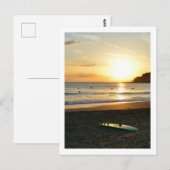 Die grüne Surfboard: Japan Postkarte (Vorne/Hinten)