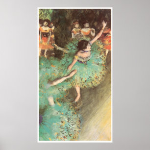 Die grüne Tänzerin, c. 1880, Edgar Degas Poster