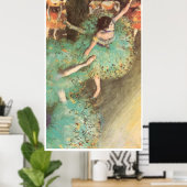 Die grüne Tänzerin, c. 1880, Edgar Degas Poster (Heimbüro)