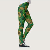 Die grüne und gelbe Wiese Leggings (Rechts)