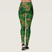 Die grüne und gelbe Wiese Leggings (Rückseite)