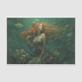 Die grüne Undine Seidenpapier