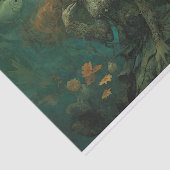 Die grüne Undine Seidenpapier (Ausschnitt)