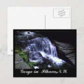 DIE GRÜNE VON ITHACA, N.Y. Postkarte (Vorne/Hinten)