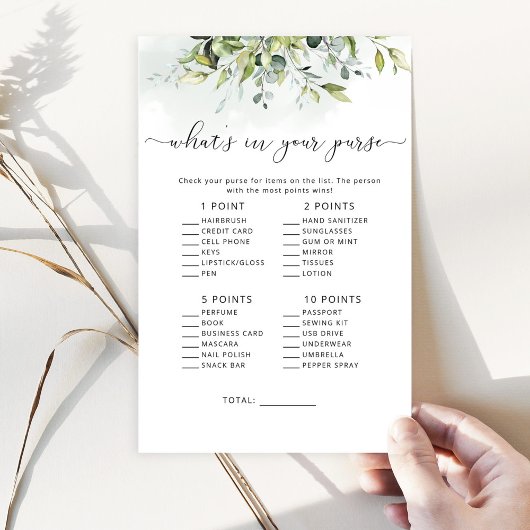 Die Grüne, was in deinem Geldbeutel steckt