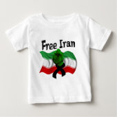 Die grüne Welle unterstützen, den freien Iran befr Baby T-shirt (Vorderseite)