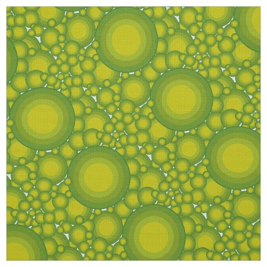 Die grünen Blasen Stoff (Muster)