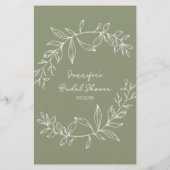 Die grünen Blume spielen, wo wir waren Flyer (Hinten)