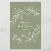 Die grünen Blume spielen, wo wir waren Flyer (Hinten)