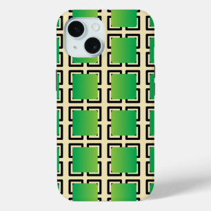 Die grünen Farbverlauf-Quadrate Case-Mate iPhone Hülle