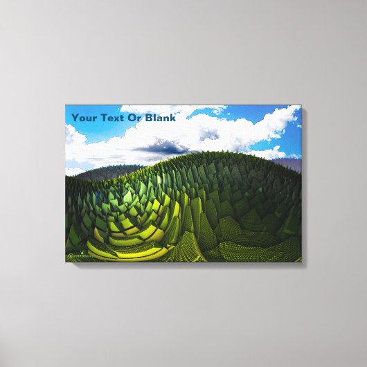 Die grünen Hügel der Erde Leinwanddruck (Vorderseite)