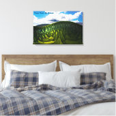 Die grünen Hügel der Erde Leinwanddruck (Insitu (Schlafzimmer))