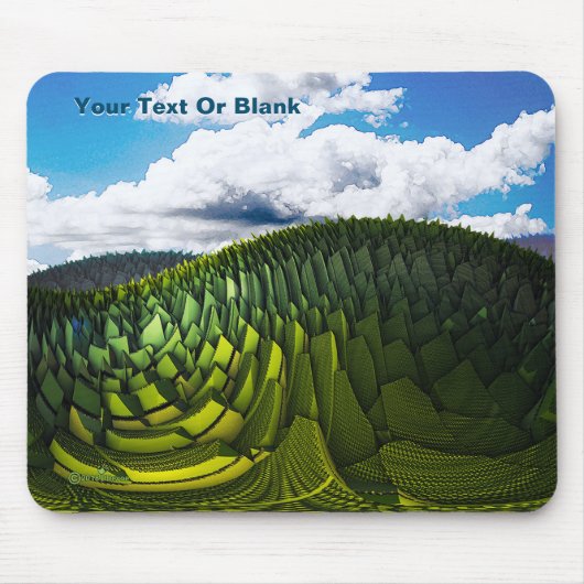 Die grünen Hügel der Erde Mousepad (Vorne)