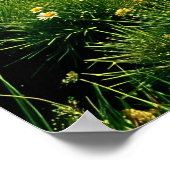 Die grünen Hügel im Frühjahr Poster (Ecke)