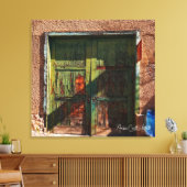 Die grünen Türen Leinwanddruck (Insitu (Wohnzimmer))