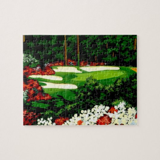 Die Grüntöne, der Golfplatz Jigsaw Puzzle (Horizontal)