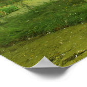 Die Grüntöne von großartigem vor Poster (Ecke)