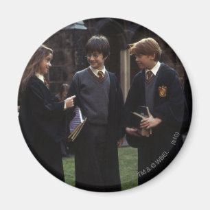 Die Gruppe außerhalb von Hogwarts Magnet