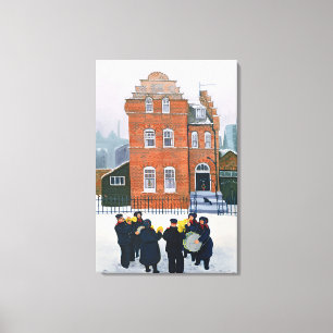 Die Gruppe der Heilsarmee Leinwanddruck