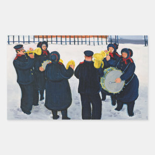 Die Gruppe der Heilsarmee Rechteckiger Aufkleber