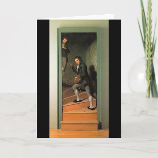 Die Gruppe "Treppen" von Charles Willson Peale Karte (Vorderseite)