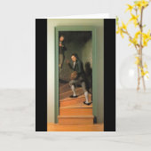 Die Gruppe "Treppen" von Charles Willson Peale Karte (Gelbe Blume)