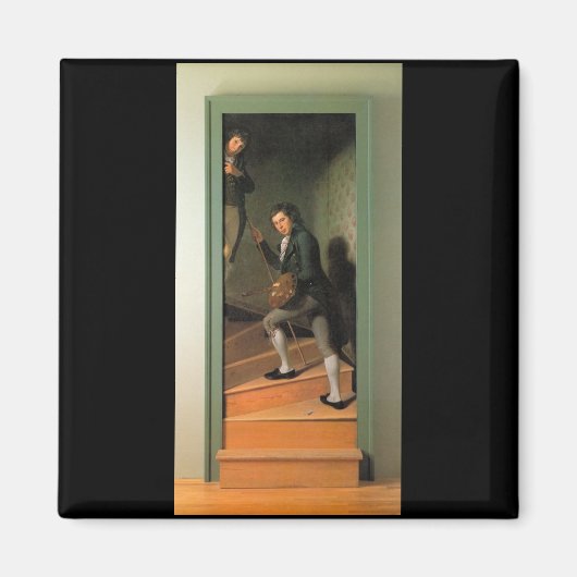 Die Gruppe "Treppen" von Charles Willson Peale Magnet (Vorne)