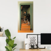 Die Gruppe "Treppen" von Charles Willson Peale Poster (Heimbüro)