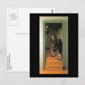 Die Gruppe "Treppen" von Charles Willson Peale Postkarte (Vorne/Hinten)