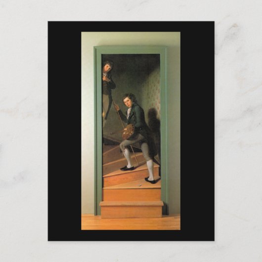 Die Gruppe "Treppen" von Charles Willson Peale Postkarte (Vorderseite)